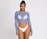 Haut court In A Mesh Mood